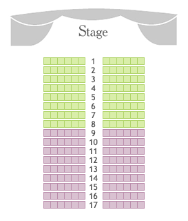 Chamber stage of Bolshoi Theatre seating plan